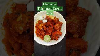 Chickenamp Telangana Garelu mix food shots Rojashree294 [upl. by Erhart]