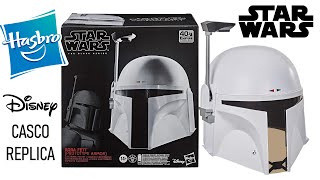 Star Wars  Boba Fett Prototype Armor  Casco Electrónico Helmet  The Black Series Hasbro 2020 [upl. by Lledniuq]