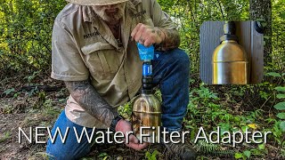 NEW Water Filter Adapter for your Pathfinder Canteen and Bottle sets TO FIT SAWYER MICO AND SQUEEZE [upl. by Gnilhsa]