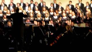 Wexford Carol Arr Linda Spevacek  Hudson High School Concert Choir amp The Weigand Ringers [upl. by Cressi]