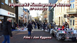 Vrijmarkt Koningsdag Assen 27 04 2023 [upl. by Pyle]