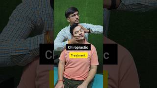 Chiropractic treatment for neck Pain trend ytfeed feed feedshort [upl. by Ronn]