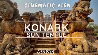 Konark Sun Temple  Cinematic shots Kalinga Architecture  Odisha [upl. by Bravar]