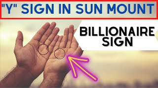 Y sign in Sun mount  Billionaire Sign  Multiple Earnings in hand  Palmistry [upl. by Balac]