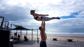 AcroYoga with The Nourishing Nomad [upl. by Elrebma]