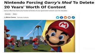 Is Nintendo Destroying Garrys Mod [upl. by Tuttle]