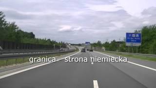 Autostrada A4 trasa Polska  Niemcy [upl. by Gina]