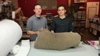 DIY How to fix flat back cushions for sofas or chairs SAVE BIG [upl. by Wilfrid]