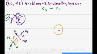 Newman Projection Part 4  MultiSubstituted Molecule [upl. by Arline608]