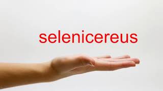 How to Pronounce selenicereus  American English [upl. by Dareece]