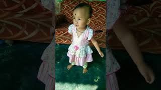 kinu saonireAyushri  assamese bihu music cutebaby shortvideo ❤️ [upl. by Danialah838]