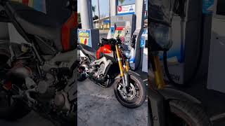 Yamaha FZ09 Sound with Akrapovic System ❤️‍🔥🔥 yamaha fz09 mt09 motorcycle bikelife shorts [upl. by Ajram]