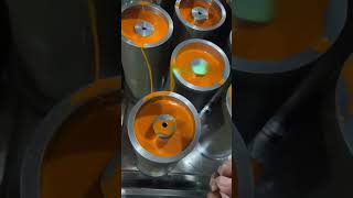 Polyurethane Wheel Pouring Process [upl. by Oibesue]