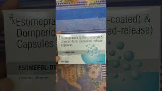 EsomefolDSR CapsuleEsomeprazole Enteric Coated amp Domperidone Sustainedrelease Capsule [upl. by Siusan681]