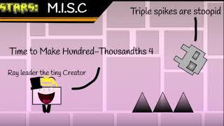 Difficulty Blocks Band TenThousandths Bonus 3 Triple spikes AAA [upl. by Jc342]