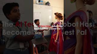 First Teaching Robot in India ✨ india ai robotics robot robots teacher education school ml [upl. by Azal]