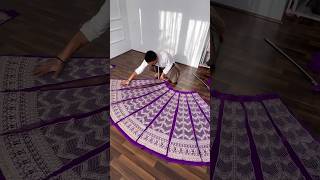 Lehenga making process  Purple color Embroidery amp Diamond work Designer Lehenga choli lehengas [upl. by Terrag]