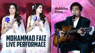 Dekhha Tenu Live Performance By Mohammad Faiz  Mr amp Mrs Mahis 1st Single Launch  Janhvi Kapoor [upl. by Shaeffer]