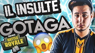 UN NOOB insulte quotGOTAGAquot en se croyant plus fort que lui sur FORTNITE [upl. by Launame]