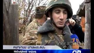 Armenian army Karabakh Один день в военной части TVArtsakh [upl. by Enimzaj]