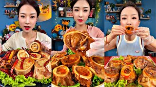 EP51  Beef Bone Marrow MUKBANG ASMR  SML FOOD [upl. by Hafler]