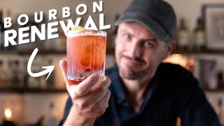 The Bourbon Renewal  a quick whiskey drink recipe [upl. by Eltsryk76]