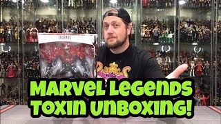 Marvel Legends Fan Channel Exclusive Toxin Unboxing amp Review The 1000th Symbiote [upl. by Norraa902]