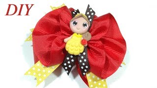 How To Make Hair Bows 🎀 DIY 212 Stacked Hair Bow Tutorial [upl. by Niamrahc]