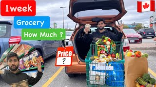 Grocery Prices 2024 in Canada 🇨🇦  Food Basics  Ek week ka kitna karcha  100 ki kitni grocery🤔 [upl. by Ydisahc]