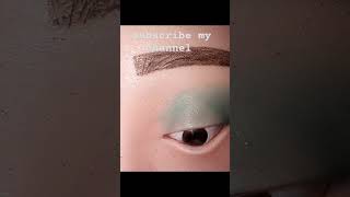 Green simmar eye lookmjmakeupartist eyelook mjeyelook🥰 [upl. by Evette]