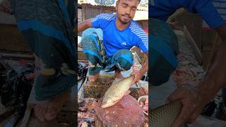 Wow Attractive Rohu Fish Cleaning amp Cutting By Expert Fish Cutter 😱 Episode330 shorts [upl. by Ivana]