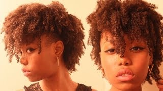 ♡ Natural Hair  3 Super Easy Wash and Go Hairstyles ♡ [upl. by Gerri]