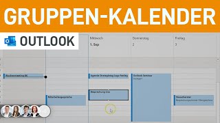 📅 Gruppenkalender So erstellst Du einen Teamkalender in Outlook [upl. by Chrisman753]