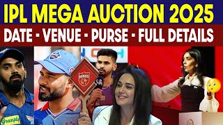 IPL 2025 Mega Auction Date  venue Full Details Revealed  Criczip [upl. by Alegnaed567]