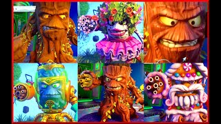 Plants vs Zombies Garden Warfare 2  All Torchwood Variants  Giga Torchwood Big Stump TreeX 1000 [upl. by Ardnu]