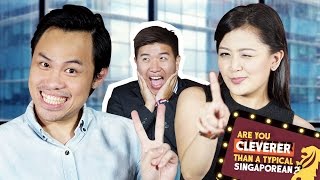 Are You Cleverer Than A Typical Singaporean Ep 4 Aaron TP vs Lydia Izzati [upl. by Orpheus]