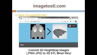 Conversion de imagenes jpg  png a STL [upl. by Alyled]