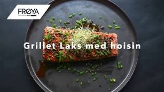 Grillet Laks med hoisin [upl. by Atinauq]