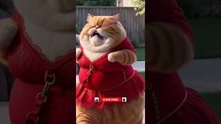 The Cat Who Thinks She’s a Dog cat funnycats catshorts orangecat pets catvsdogs cute ai [upl. by Marian]