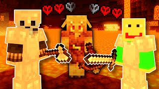 We Went to the NETHER in HARDCORE Minecraft  Minecraft Multiplayer Gameplay [upl. by Enovad]