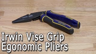 Irwin Vise Grip Ergonomic Angled Long Nose Pliers Review [upl. by Tenom]