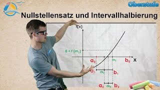 Nullstellensatz von Bolzano mit Intervallhalbierung  StrandMathe  Oberstufe ★ Wissen [upl. by Leumhs476]