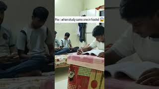 When study same one in hostel study hostellife youtubeshorts [upl. by Akiaki]