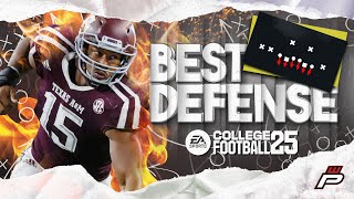 THE BEST DEFENSE TO RUN IN COLLEGE FOOTBALL 25 [upl. by Einiar56]