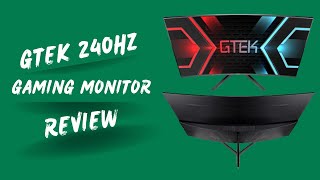 Fluid Gaming Experience GTEK 240Hz Gaming Monitor Review [upl. by Marcell]