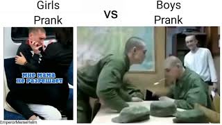 Girls Prank vs Boys Prank [upl. by Weiner682]