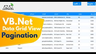 azadeducation VBNet data grid view pagination  paging [upl. by Hgielrac]