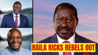 Breaking News Raila Odingas Bold Move Shakes ODM – Jalango and Rebel MPs Expelled [upl. by Ecnerat]