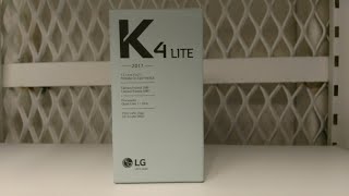 LG K4 Lite 2017 Unboxing Que Incluye [upl. by Ahseket]