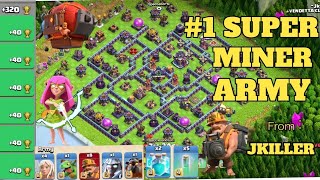 SA Blimp  SuperMiners  Legend League Attacks  Best Super Miner Strategy  Clash of Clans [upl. by Swen]